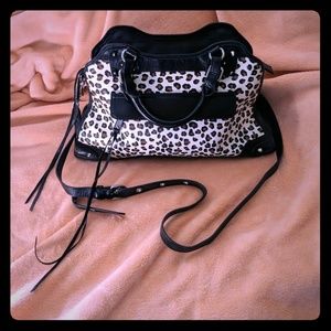 Rebecca Minkoff Cheetah Black Leather Purse